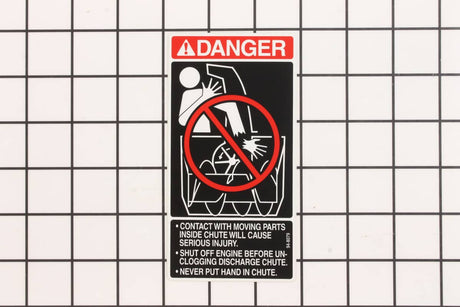 This is a genuine Toro 94-8079 DECAL-DANGER