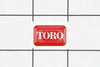Toro 98-1459 Decal