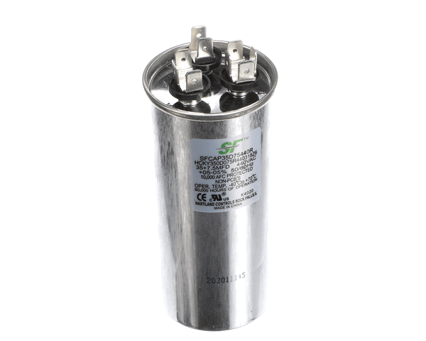 Trane SFCAP35D75440R CAPACITOR; 35+7.5MFD 440V ROUN