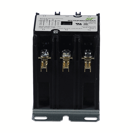 This is a genuine Trane SFCTR3P30A120VSA2L CONTACTOR; 3P 30A 120VAC / SCR