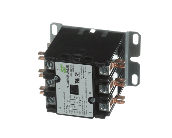 Trane SFCTR3P40A120VLA2L CONTACTOR; 3P 40A 120VAC / LUG