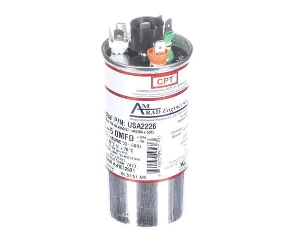 Trane USA2226 CAPACITOR; 30/5MFD 370/440V RN
