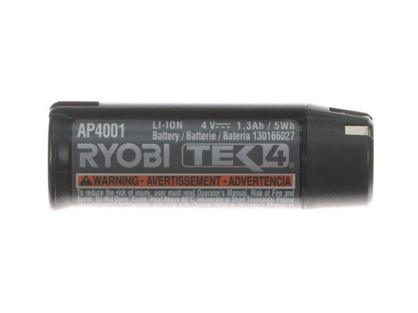 Ryobi 130166032 Battery, Ryobi 4V TEK4 AP4001