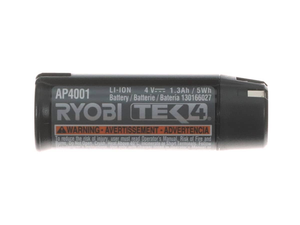 This is a genuine Ryobi 130166032 BATTERY, RYOBI 4V TEK4 AP4001