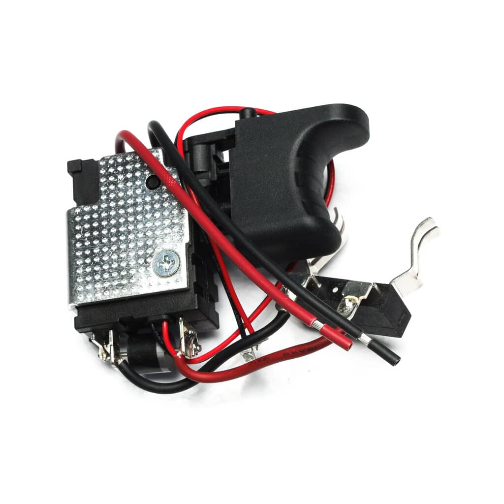 This is a genuine Ryobi 203032004 CONTACT PLATE AND SWITCH ASSEM