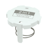 Whirlpool W11510462 Impeller Cap ASSEMBLY-WHT