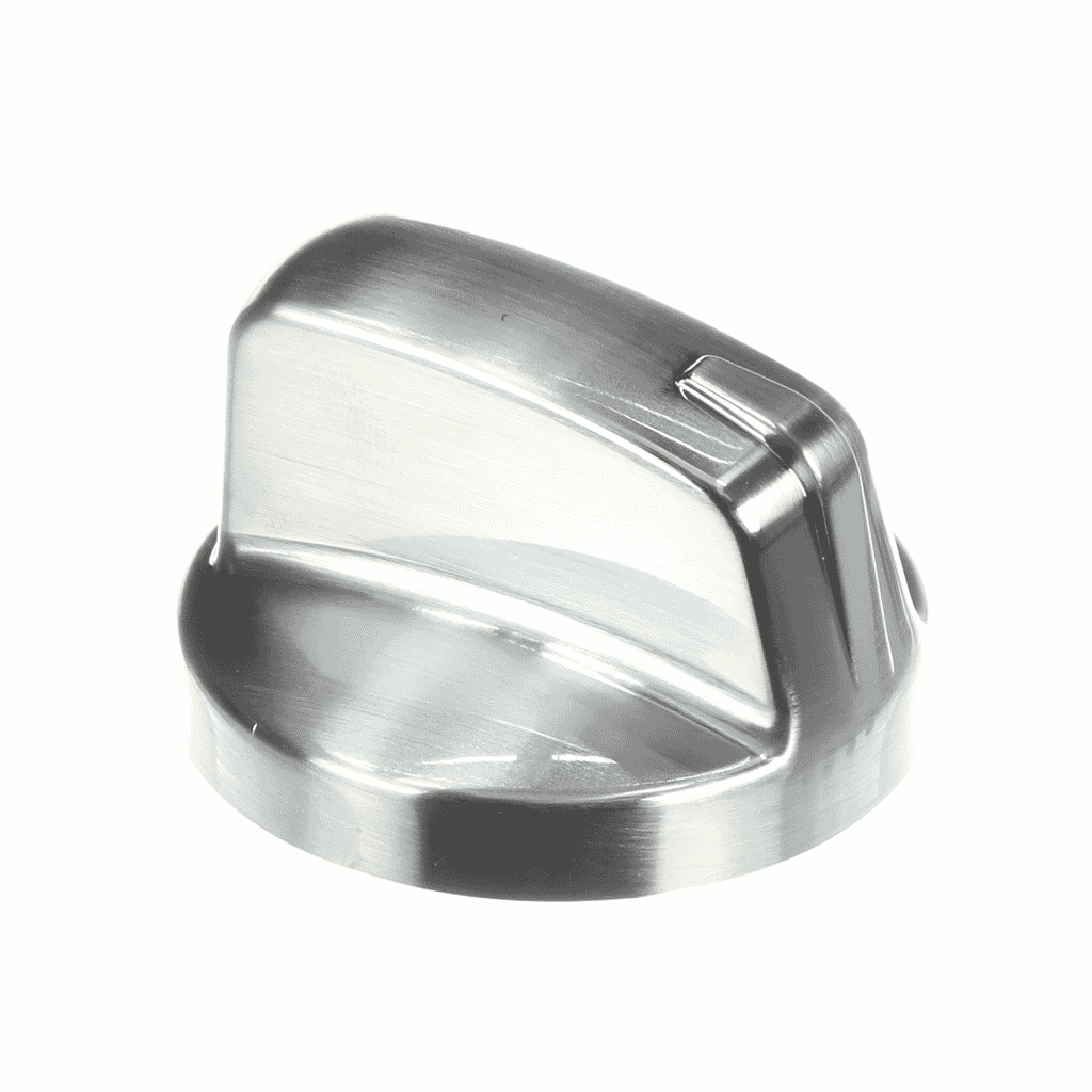 This is a genuine Whirlpool W11544664 KNOB, ELEC, SS, KM