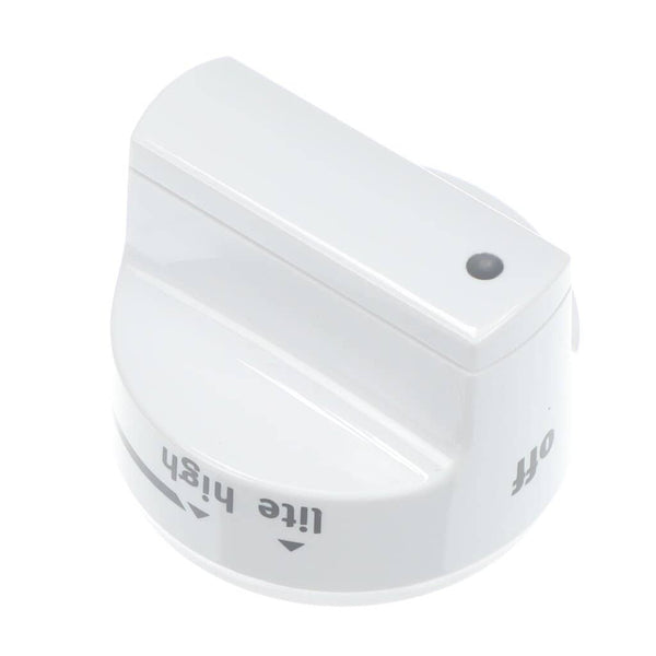 Whirlpool W11620732 Knob,gas,wht,mt