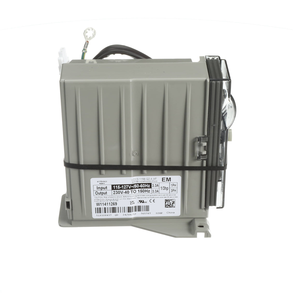 This is a genuine Whirlpool W11623097 INVERTER BOX ASSY,X11-AD