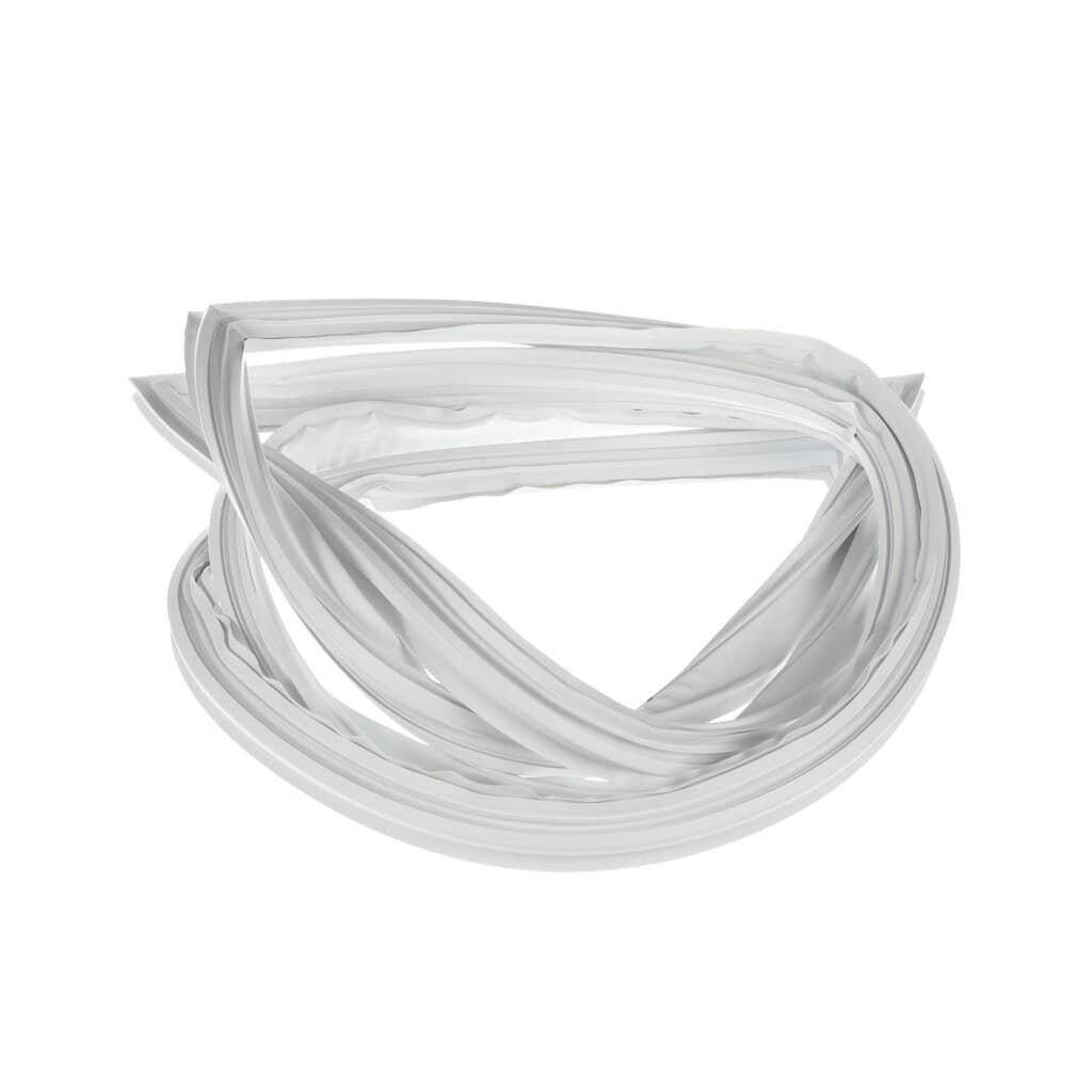 This is a genuine Whirlpool W11672776 GASKET-VERTICAL,20,WHT,W/LOCK