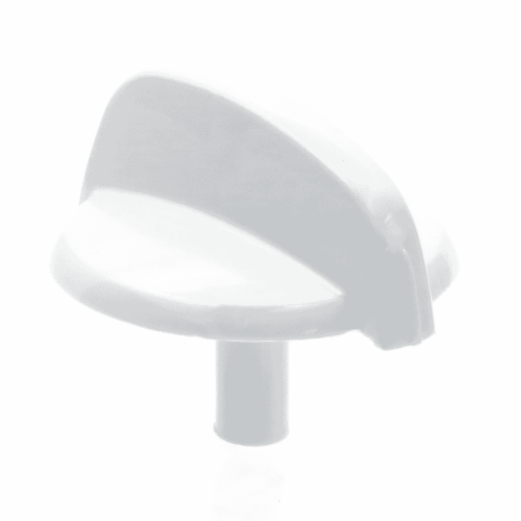 This is a genuine GE WB03X31144 KNOB MINIVALVE WHITE
