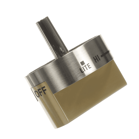 This is a genuine GE WB03X39548 BRASS KNOB BURNER