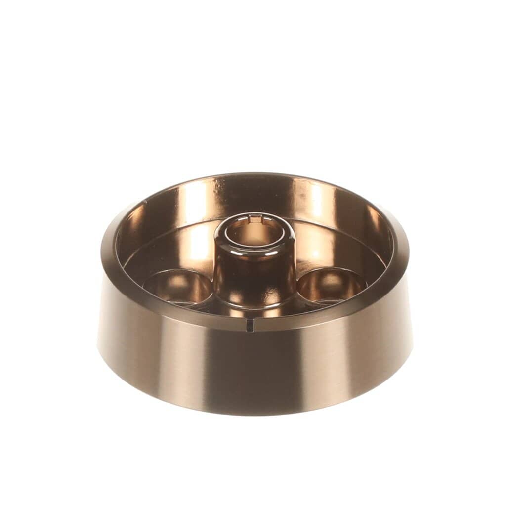 This is a genuine GE WB03X39575 BRONZE KNOB BEZEL
