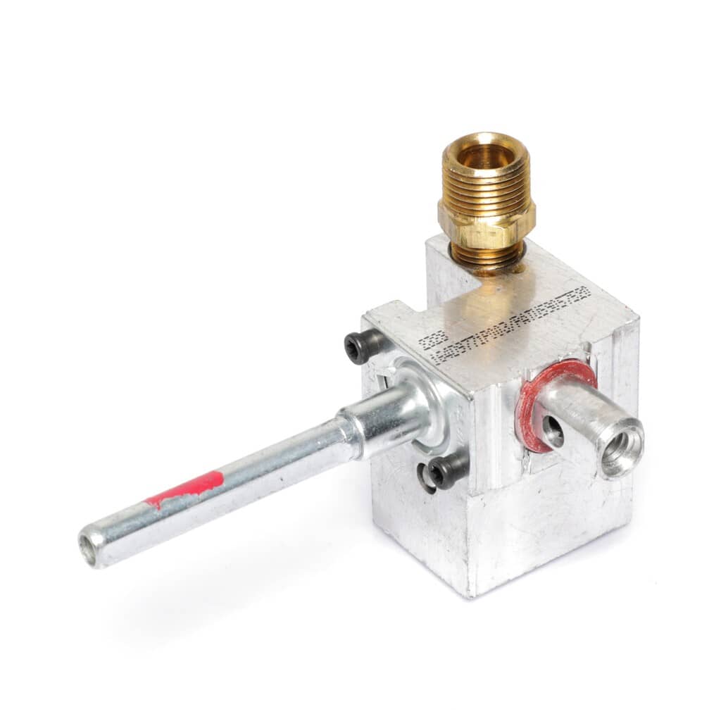 This is a genuine GE WB21X30343 GAS VALVE DUAL FRT