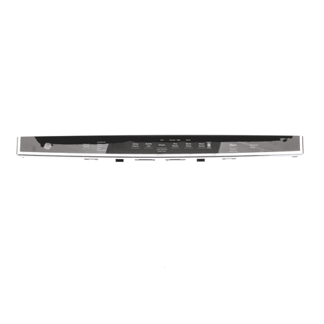 This is a genuine GE WD21X31089 CONFIGURED TOP UI CONTROL WITH