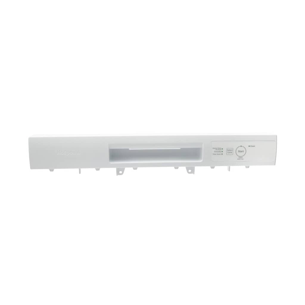 This is a genuine GE WD34X28030 WHITE CONTROL PANEL ASSEMBLY