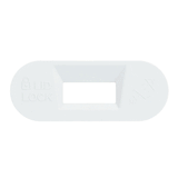 Whirlpool W11545554 BEZEL-LID LOCK WHITE