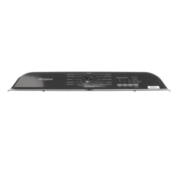 Whirlpool W11680406 FASCIA ASSY - DRY,GRAY