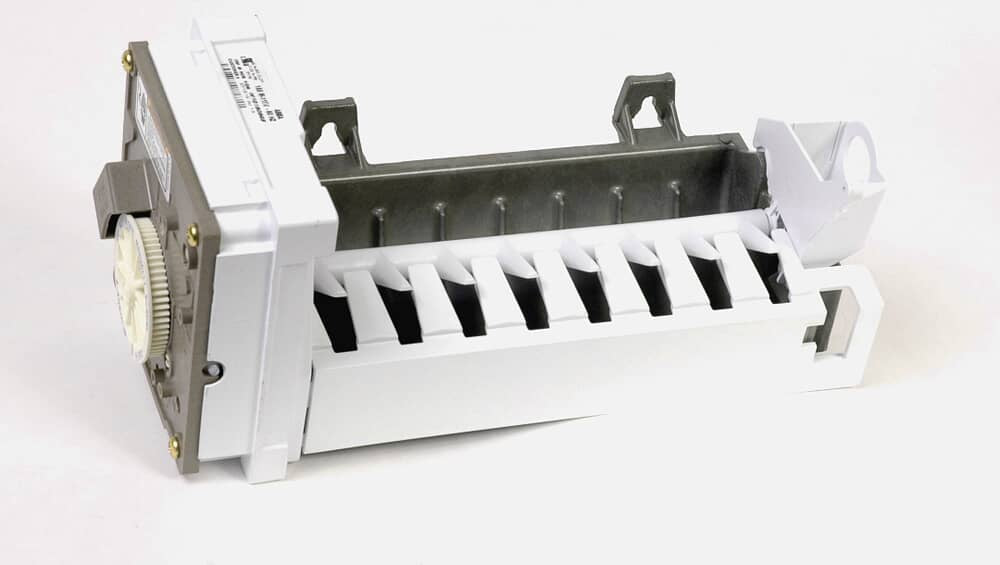 This is a genuine Whirlpool WPW10190965 REFRIGERATOR ICE MAKER ASSEMBL