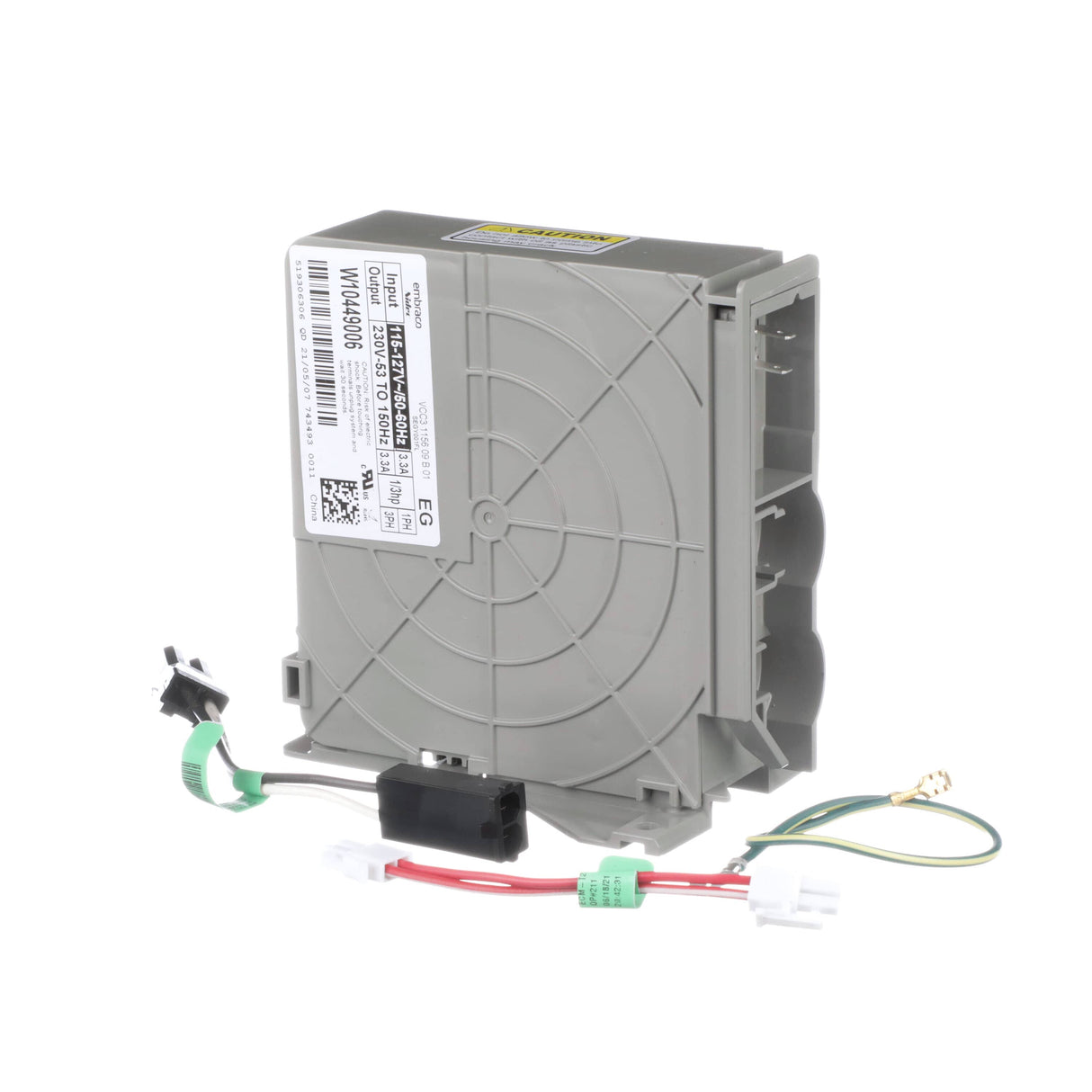 This is a genuine Whirlpool W10629033 REFRIGERATOR INVERTER BOARD
