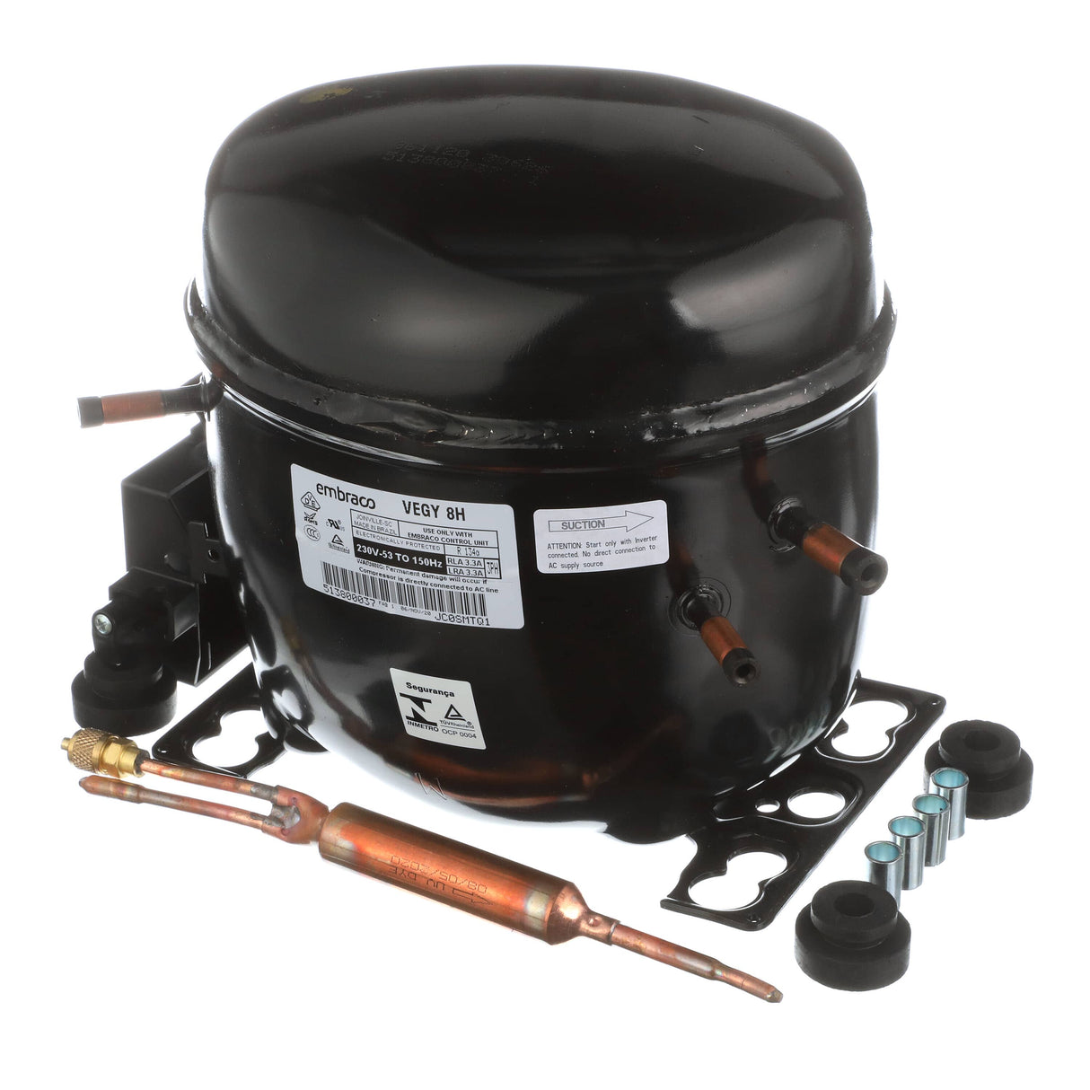 This is a genuine Whirlpool W10841139 COMPRESSOR