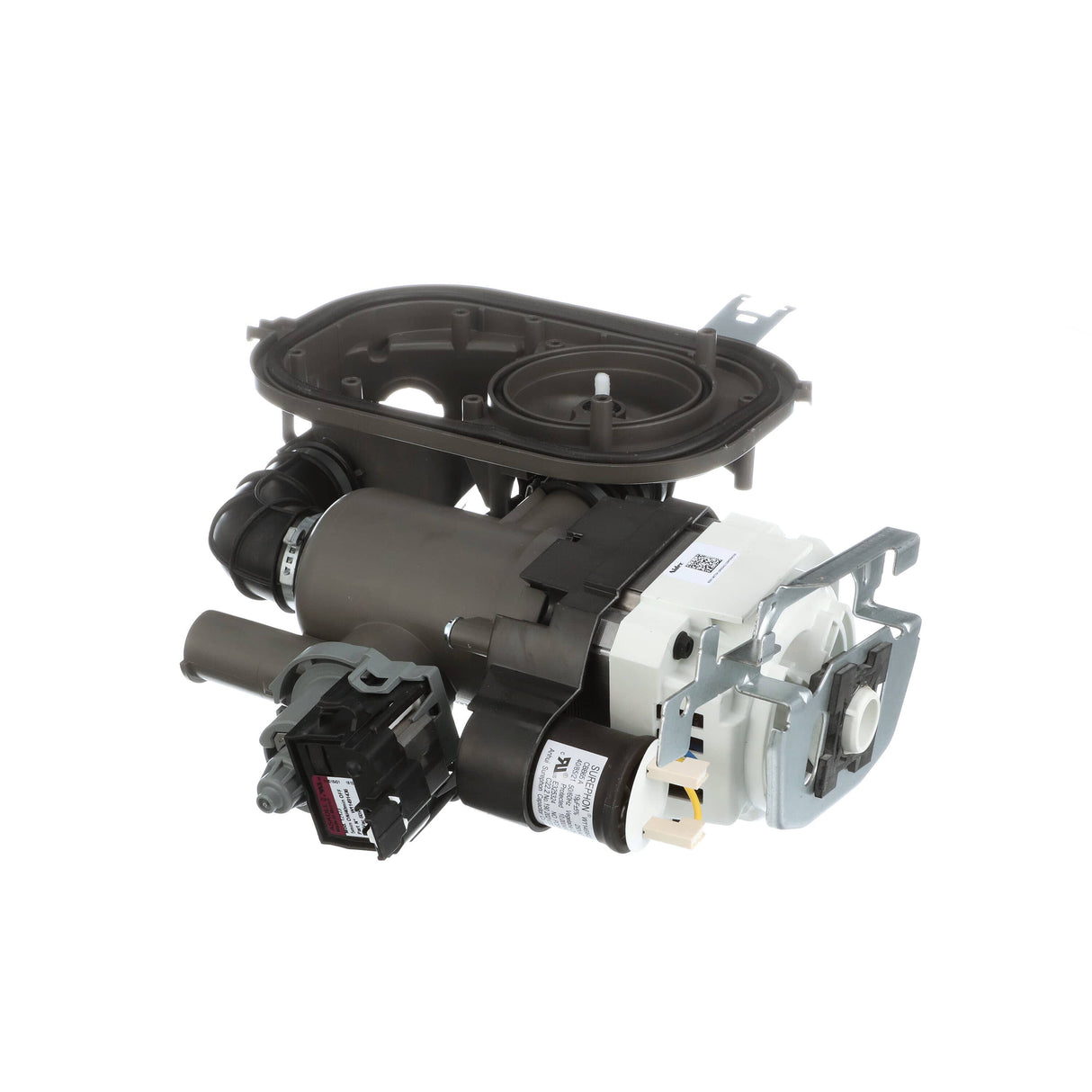 This is a genuine Whirlpool W11416363 SUMP/MOTOR ASSEMBLY-RIF,CHOPPE