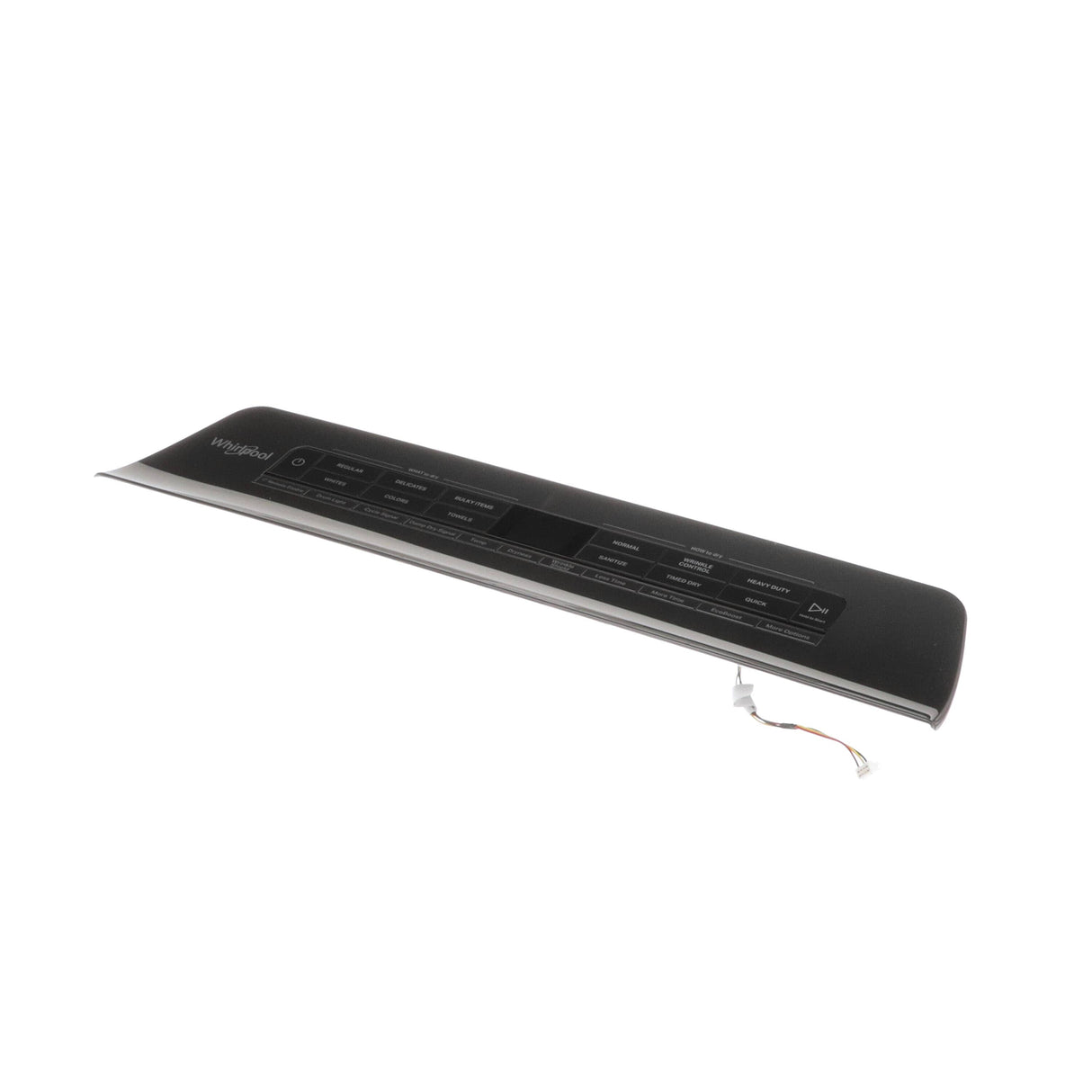 This is a genuine Whirlpool W11419058 CONSOLE FASCIA ASM, DRYER, 27-