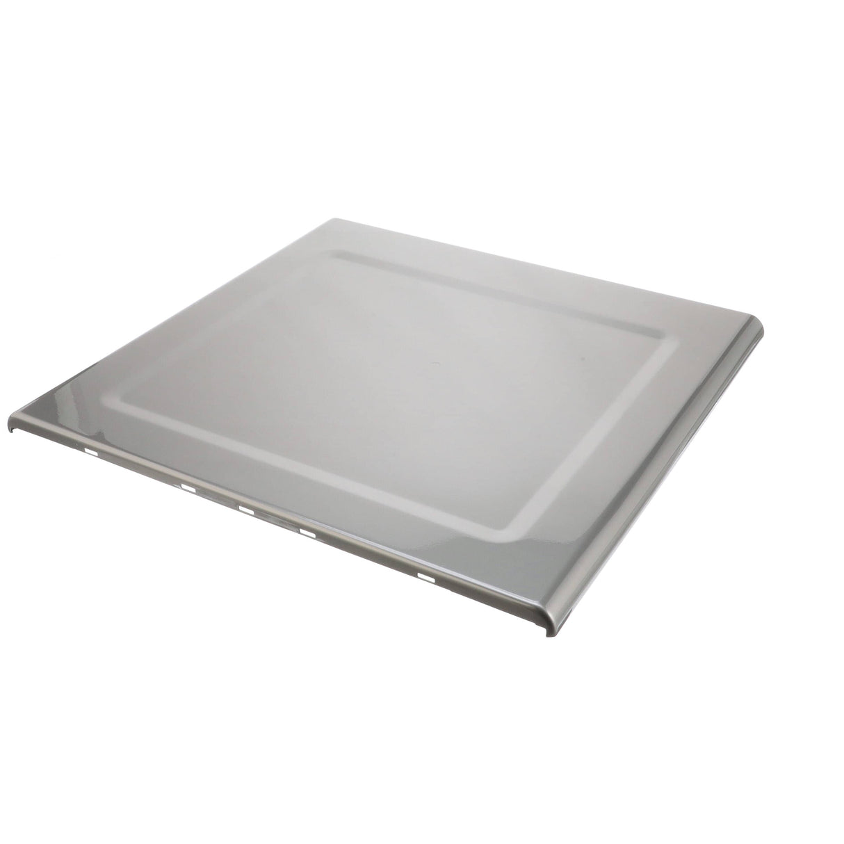 This is a genuine Whirlpool WPW10460919 PANEL-TOP,CHROME SHADOW