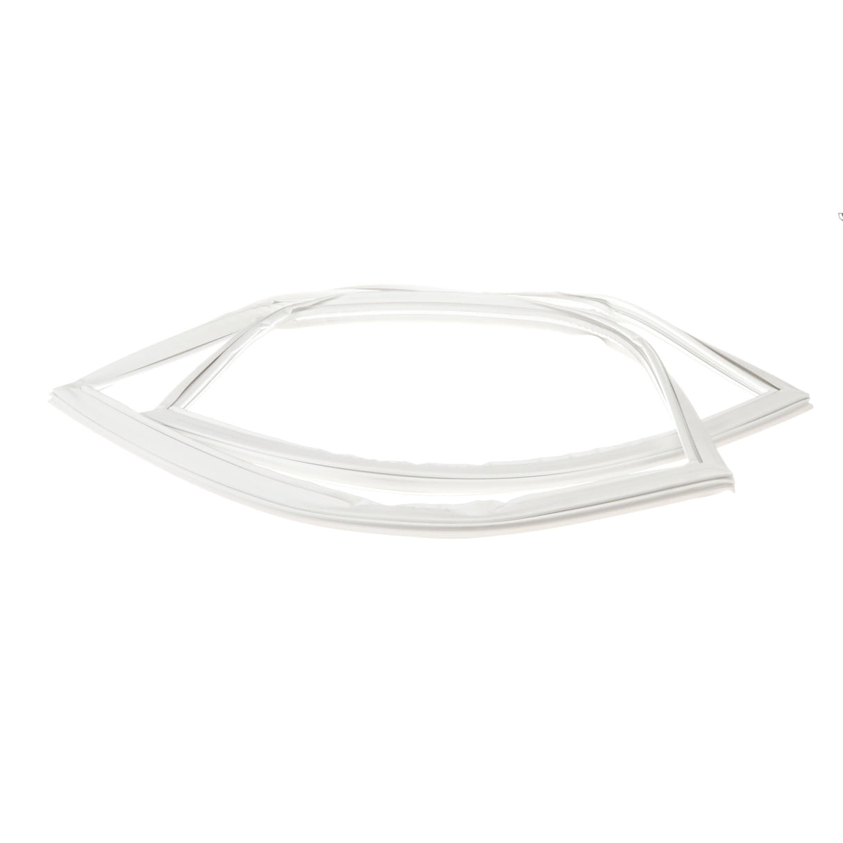 This is a genuine GE WR14X31072 FRESH FOOD DOOR GASKET WHITE