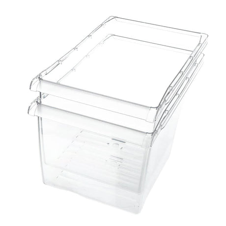 This is a genuine GE WR32X28708 VETABLE PAN CLEAR SET