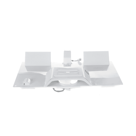 This is a genuine GE WR49X40249 EVAPORATOR COVER/FAN