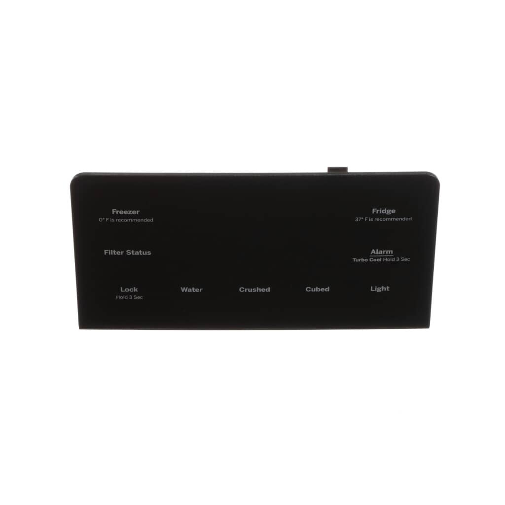 This is a genuine GE WR55X35749 CONTROL DISPLAY ASM BLACK SLAT