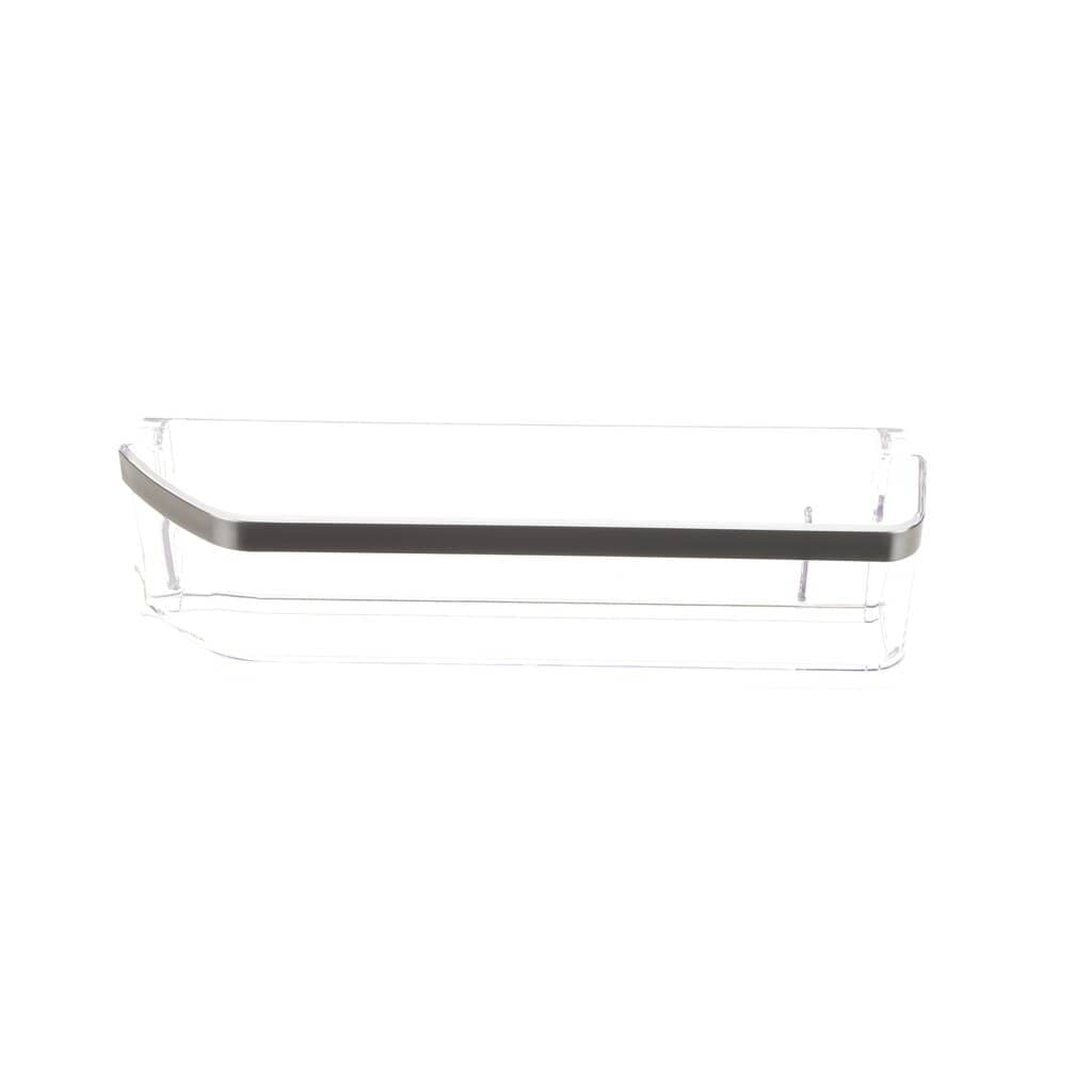 This is a genuine GE WR71X31846 CLEAR UPPER LEFT DOOR BIN