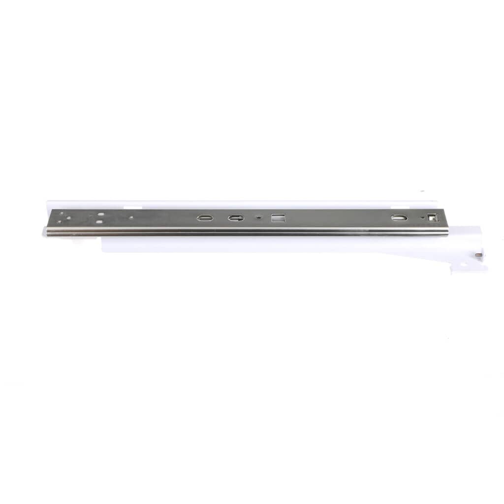 This is a genuine GE WR72X39425 WHITE FREEZER LOWER BASKET SLI