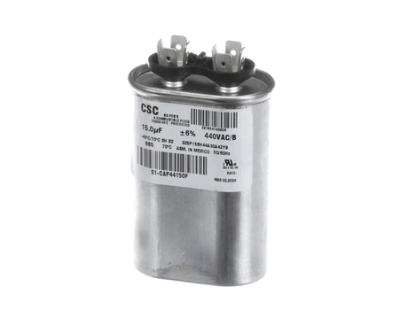 This is a genuine York S1-CAP44150F CAPACITOR,RUN SINGLE,15MFD,440