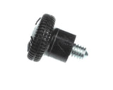 York S1-02924412000 DOOR KNOB (BLACK) LONG COLLAR,