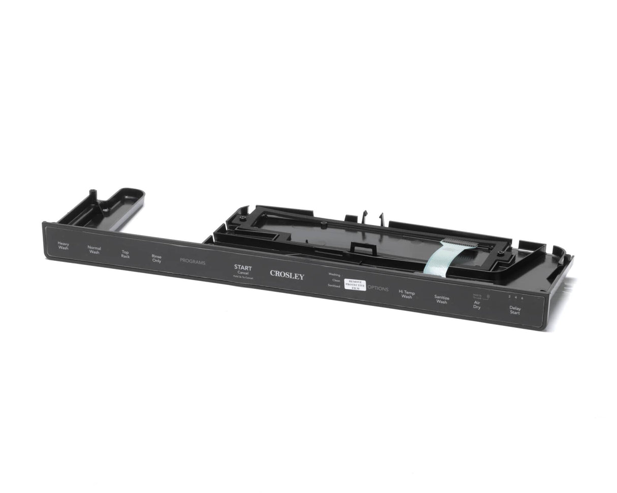 This is a genuine Electrolux 5304517489 CONSOLE ASSEMBLY,W/OVERLAY,BLA