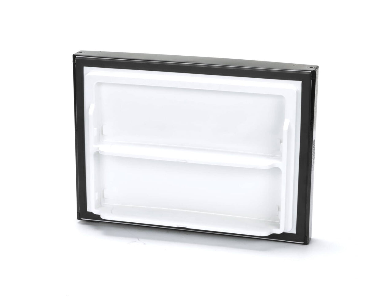 This is a genuine Electrolux 5304530030 DOOR ASSEMBLY,FRZ BLACK TXT