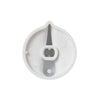 GE WB03X10138 KNOB ASSEMBLY SWITCH SU WHITE