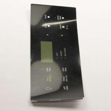 This is a genuine Electrolux 316419361 OVERLAY,CLOCK,BLACK,ES33I0SB