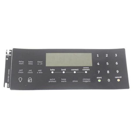 This is a genuine Electrolux 316419821 OVERLAY,CLOCK,BLACK,ES540