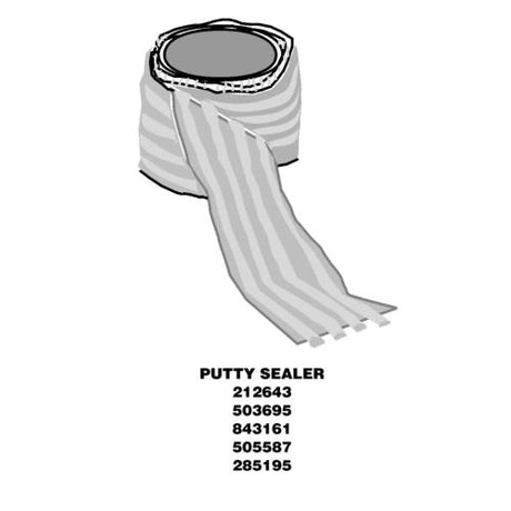 Whirlpool WP505587 SEALER