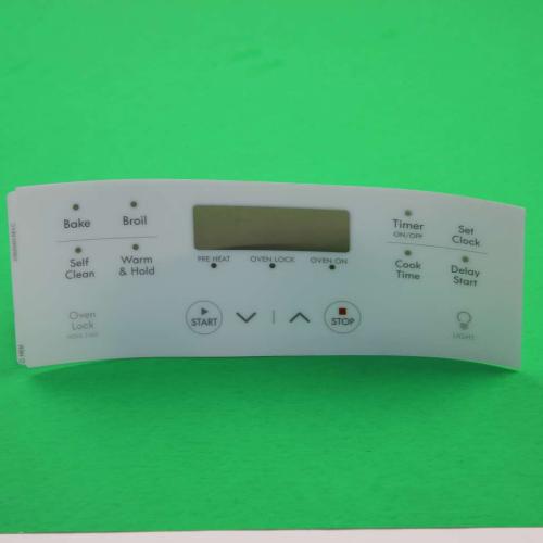 This is a genuine Electrolux 316633003 OVERLAY,CLOCK,WHITE