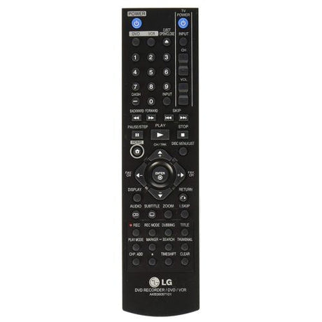 LG AKB36097101 DVD REMOTE CONTROL AKB36097101