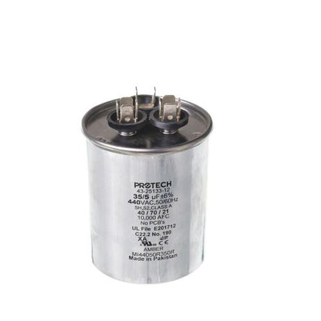 Rheem 43-25133-12 PRO 35/5/440 DUAL ROUND CAP