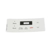 Electrolux 316220728 OVERLAY,CLOCK,WHITE