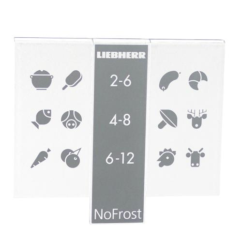 This is a genuine Liebherr 743839400 DRAWER TRIM, PRINTED