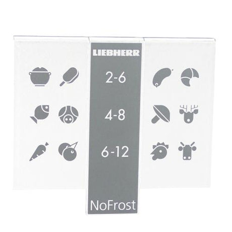 This is a genuine Liebherr 743839400 DRAWER TRIM, PRINTED