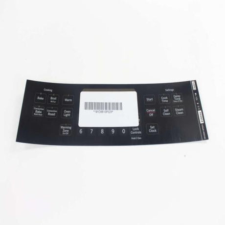 GE WB07X20960 FACEPLATE GRAPHICS BK