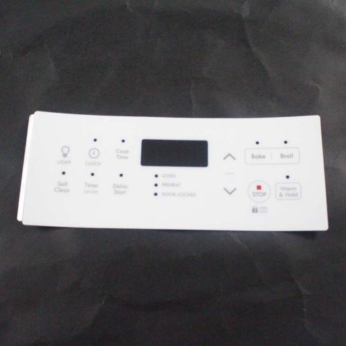 Electrolux 139091300 OVERLAY,CONTROL,WHITE